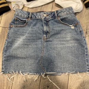 Short Universal Thread Jean Skirt